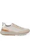 Brunello Cucinelli Beige Washed Suede Runners In Neutral