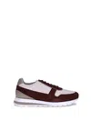 Brunello Cucinelli Leather Sneakers In Red