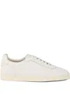 Brunello Cucinelli Men Deer Leather Sneakers With Grain In Multi