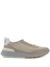 Brunello Cucinelli Leather Sneakers In Multicolor
