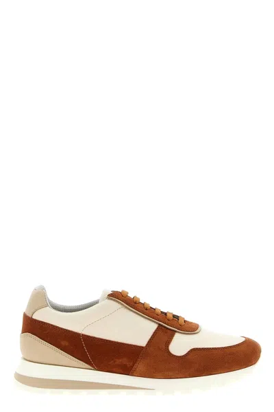 BRUNELLO CUCINELLI BRUNELLO CUCINELLI MEN LEATHER SUEDE SNEAKERS