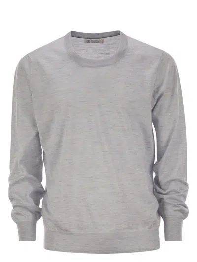 BRUNELLO CUCINELLI MEN'S LIGHTWEIGHT CASHMERE, SILK AND LINEN JERSEY