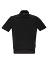 Brunello Cucinelli Men Lightweight Cotton Knit Polo Shirt