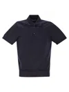 Brunello Cucinelli Men Lightweight Cotton Knit Polo Shirt