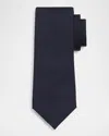Brunello Cucinelli Men's Lightweight Wool Solid Tie In Blue