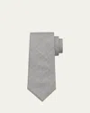 Brunello Cucinelli Men's Lightweight Wool Solid Tie In Gray