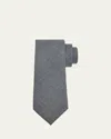 Brunello Cucinelli Men's Lightweight Wool Solid Tie In Gray