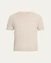 Brunello Cucinelli Men's Linen And Cotton Heathered Crewneck T-shirt In Jut