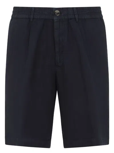 BRUNELLO CUCINELLI MEN'S LINEN BERMUDA SHORTS