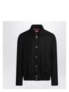 Brunello Cucinelli Black Linen Blend Jacket
