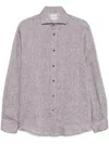 Brunello Cucinelli Linen Shirt In Multicolor