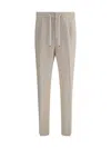 Brunello Cucinelli Linen Pants In Neutral