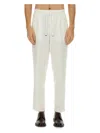Brunello Cucinelli Men's Linen Pants In White