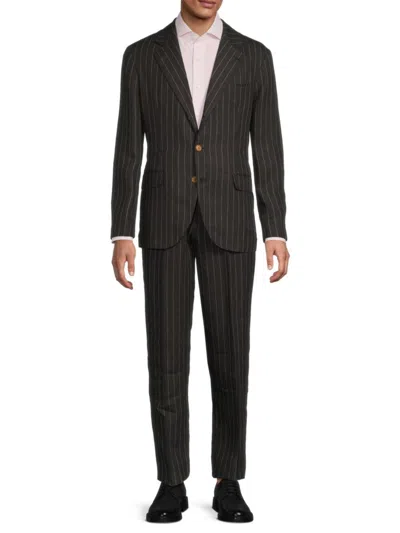 Brunello Cucinelli 2pc Linen Suit In Black