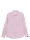Brunello Cucinelli Shirt With Chest Pockets In Pink