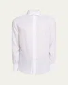 Brunello Cucinelli Cotton Shirt With Button-up Style And Spread Collar In White