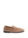 Brunello Cucinelli Suede Penny Loafers In Multicolor