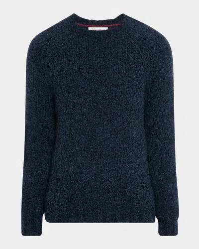 Brunello Cucinelli Alpaca-blend Sweater In Blue