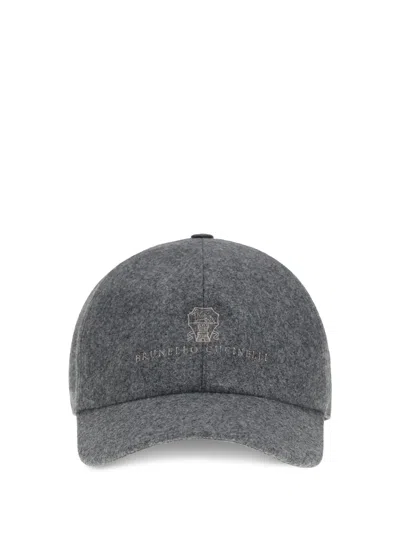 BRUNELLO CUCINELLI BRUNELLO CUCINELLI MEN LOGO BASEBALL HAT