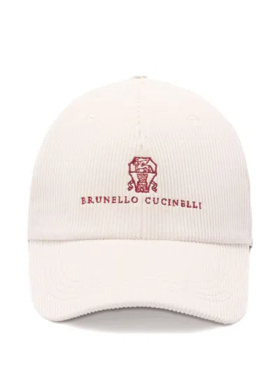 BRUNELLO CUCINELLI BRUNELLO CUCINELLI MEN LOGO COTTON BASEBALL CAP