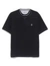 Brunello Cucinelli Slim Fit Crew-neck T-shirt In Lightweight Cotton Jersey
