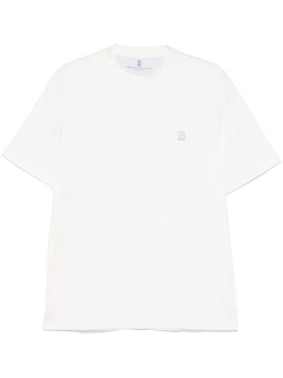 BRUNELLO CUCINELLI BRUNELLO CUCINELLI MEN LOGO COTTON T-SHIRT