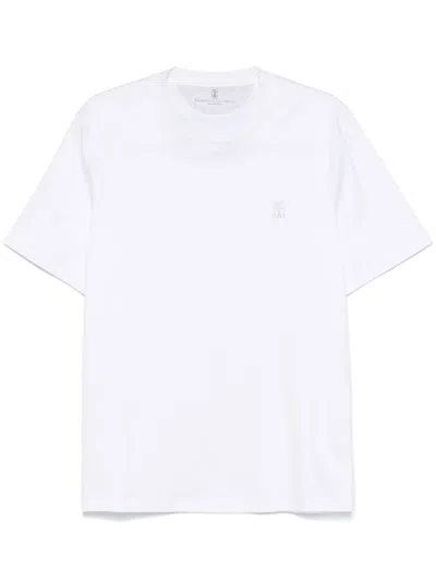 BRUNELLO CUCINELLI BRUNELLO CUCINELLI MEN LOGO COTTON T-SHIRT