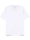 Brunello Cucinelli Cotton Crew Neck Monochrome T-shirt In White