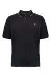 Brunello Cucinelli Piqué Polo Shirt Logo In Black