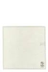 Brunello Cucinelli Logo Pocket Clutch Bag Scarves And Foulards Multicolor In Multi