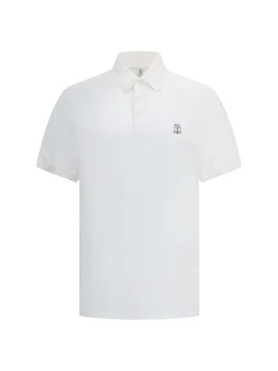 BRUNELLO CUCINELLI BRUNELLO CUCINELLI MEN LOGOED POLO SHIRT