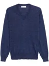 Brunello Cucinelli Men Long Sleeve Crew-neck Sweater In Multicolor
