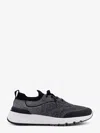 Brunello Cucinelli Runners In Techno Cotton Knit With Termonastrature Shoes In Multi