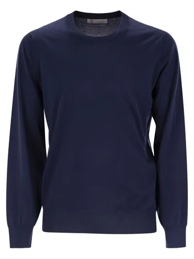 Brunello Cucinelli Men Maglia G/c Galassia/grigio Scuro In Blue