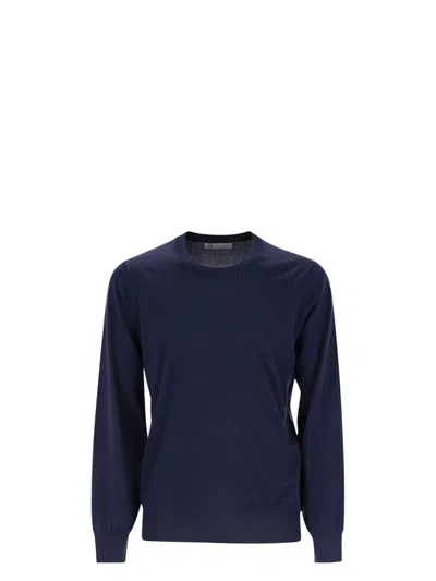Brunello Cucinelli Men's Maglia G/c Galassia/grigio Scuro Sweater