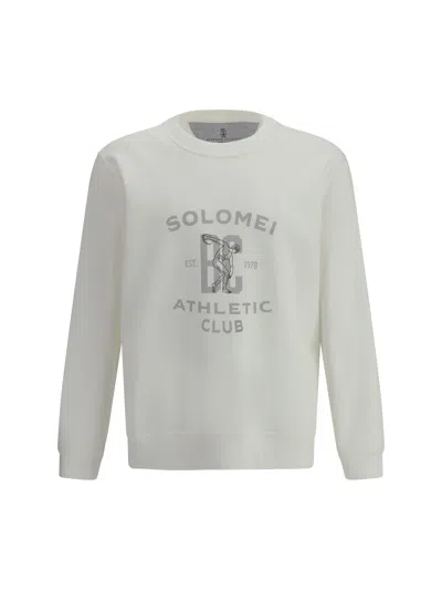 BRUNELLO CUCINELLI BRUNELLO CUCINELLI MEN MAXI PRINT SWEATSHIRT