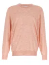 Brunello Cucinelli Melange Effect Sweater Sweaters And Cardigans Pink