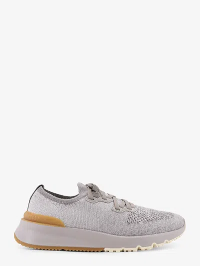 BRUNELLO CUCINELLI BRUNELLO CUCINELLI MEN MELANGE KNIT SNEAKERS