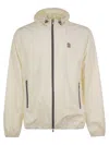 Brunello Cucinelli Ivory Stretch Nylon Jacket In White