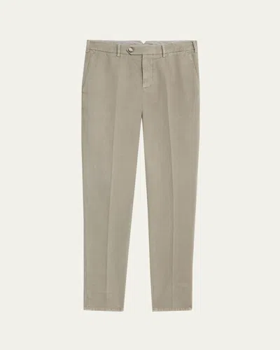 Brunello Cucinelli Men's Modern Fit Flat-front Pants