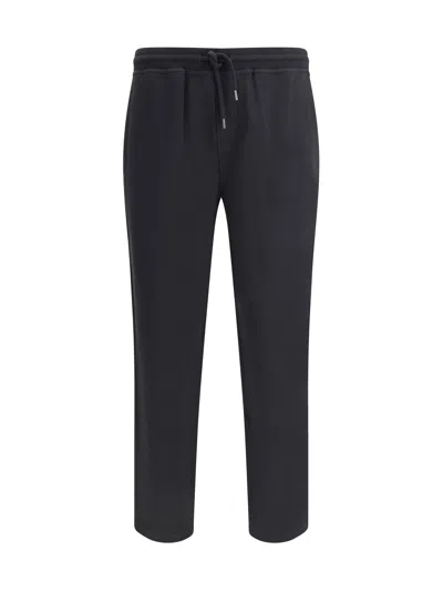 Brunello Cucinelli Men Monochrome Sweatpants In Black