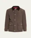 Brunello Cucinelli Corduroy-trimmed Field Jacket