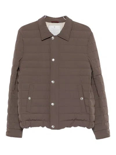 BRUNELLO CUCINELLI BRUNELLO CUCINELLI MEN NYLON SHORT DOWN JACKET