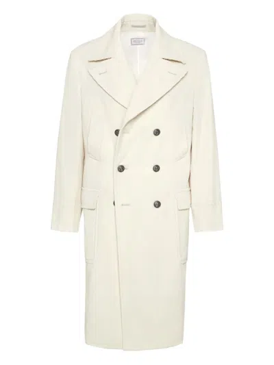 BRUNELLO CUCINELLI BRUNELLO CUCINELLI MEN ONE-AND-A-HALF-BREASTED COAT