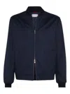 Brunello Cucinelli Wool And Cashmere Blend Cardigan In Blue
