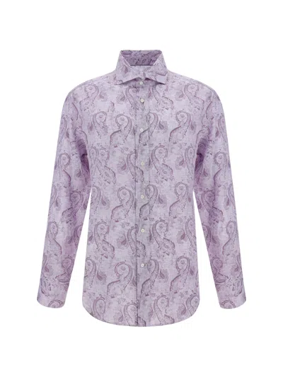 BRUNELLO CUCINELLI BRUNELLO CUCINELLI MEN PAISLEY DESIGN SHIRT