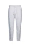 Brunello Cucinelli Man Pants White Size 40 Cotton In Multicolor