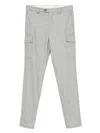Brunello Cucinelli Wool Cargo Pants In Gray