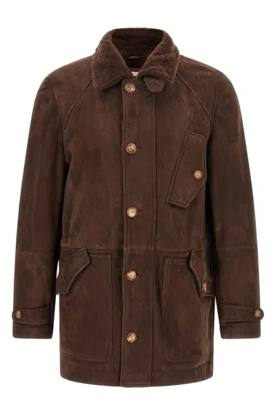 BRUNELLO CUCINELLI BRUNELLO CUCINELLI MEN PARKA MODEL SHEEPSKIN JACKET
