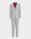 Brunello Cucinelli Men's Wool Chalk Stripe Two-piece Suit In Gray